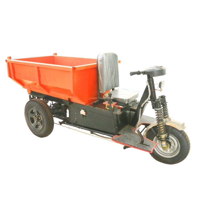 Carro volquete manual con triciclo diésel para minería a prueba de explosiones de mina de carbón subterránea